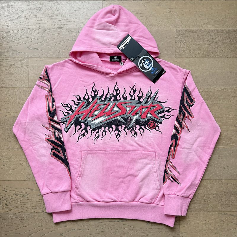 HS Pink Flame Graphic Hoodie ¡ª context
