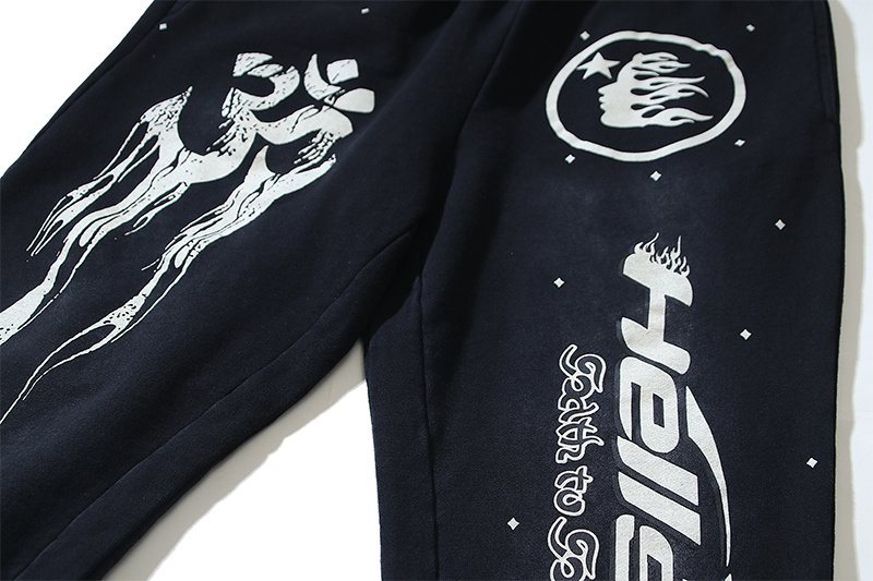 HS Graphic Flared Sweatpants ¡ª detail