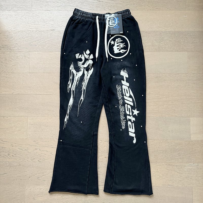 HS Graphic Flared Sweatpants ¡ª front