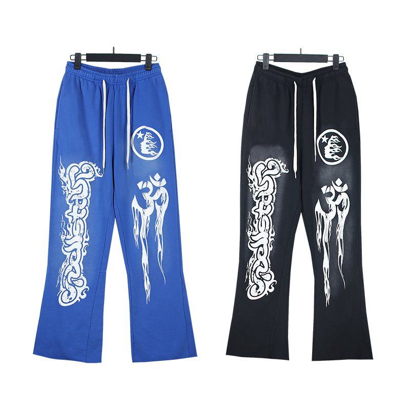 HS Washed Wide-Leg Graphic Sweatpants ¡ª comparison