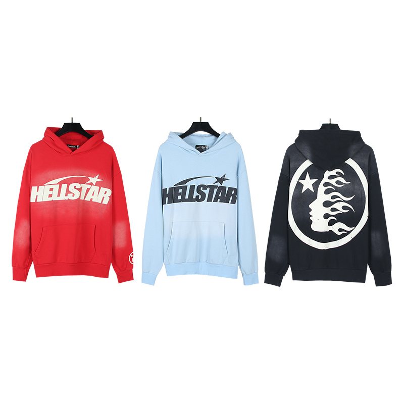 HS Washed Face Flame Graphic Hoodie ¡ª comparison