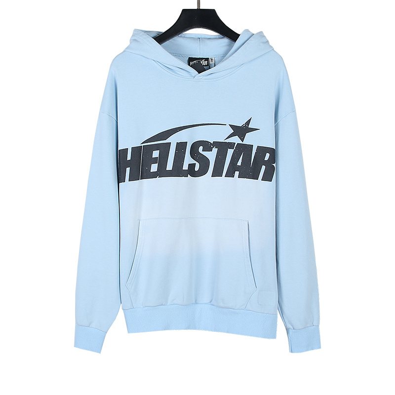 HS Washed Face Flame Graphic Hoodie ¡ª front