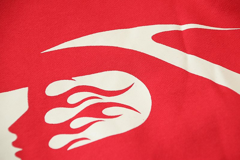 HS Star & Flame Graphic Hoodie ¡ª detail