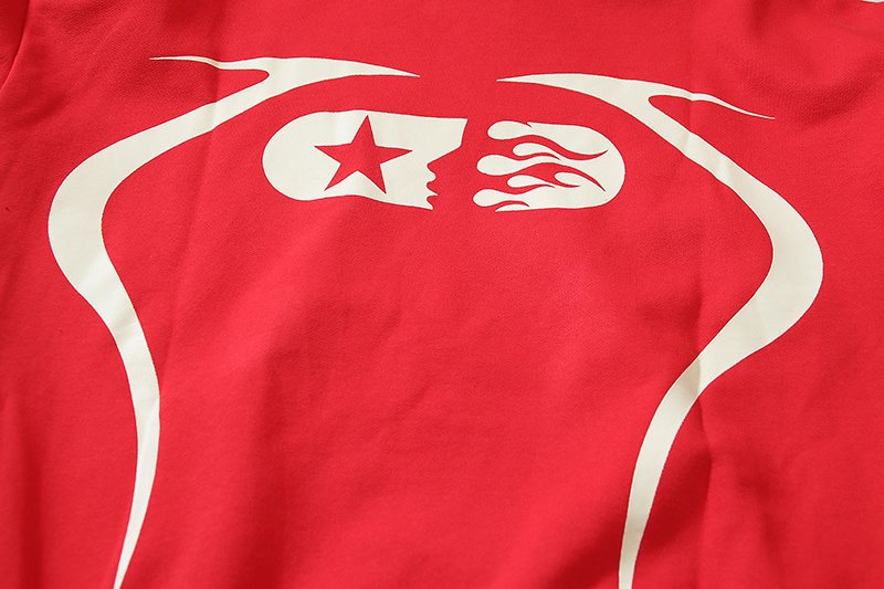 HS Star & Flame Graphic Hoodie ¡ª detail
