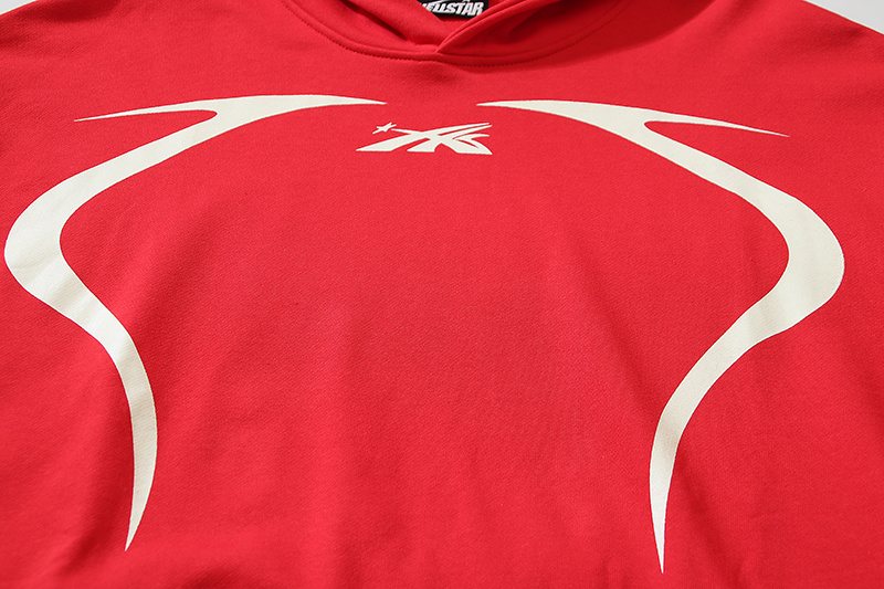 HS Star & Flame Graphic Hoodie ¡ª detail