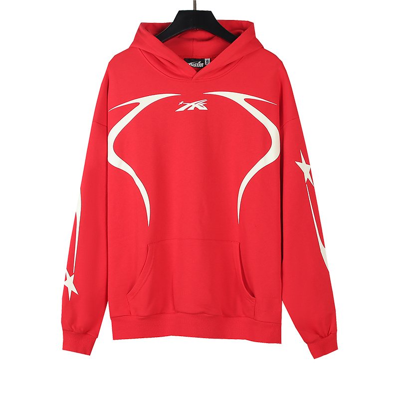 HS Star & Flame Graphic Hoodie ¡ª front