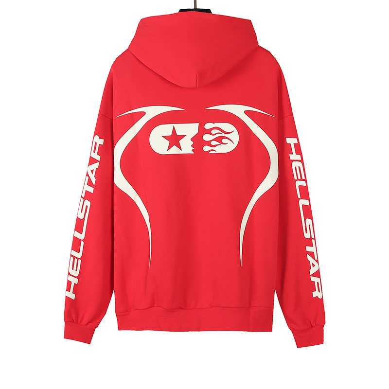 HS Star & Flame Graphic Hoodie ¡ª back