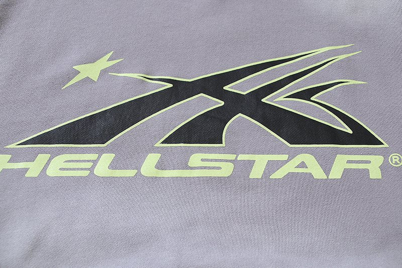 HS Washed Gray Graphic Hoodie ¡ª detail