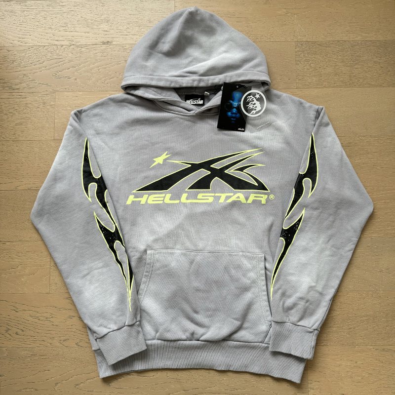 HS Washed Gray Graphic Hoodie ¡ª context