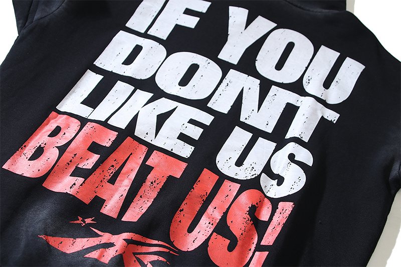 HS Beat Us Washed Graphic Hoodie ¡ª detail