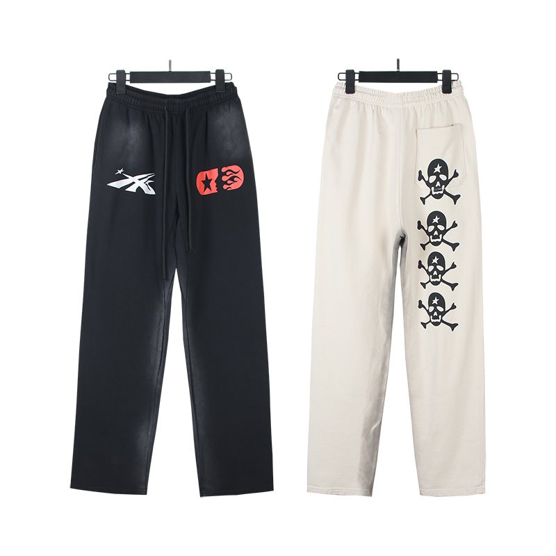 HS Washed Skull Graphic Straight-Leg Sweatpants ¡ª comparison