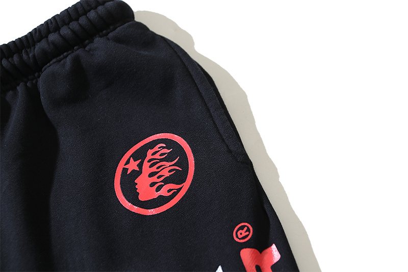 HS Washed Black Graphic Sweatpants ¡ª detail