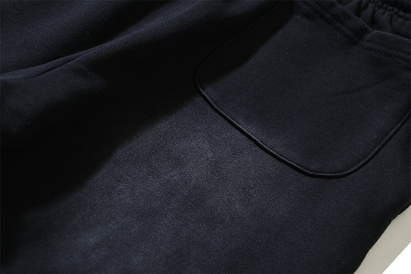 HS Washed Black Graphic Sweatpants ¡ª detail