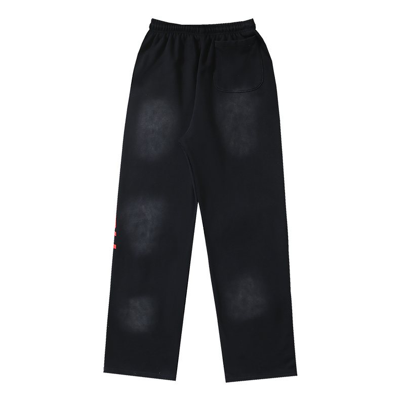 HS Washed Black Graphic Sweatpants ¡ª back