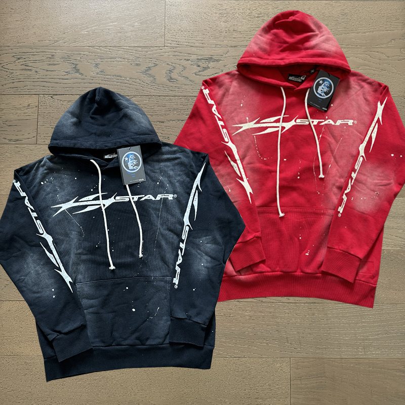 HS Washed Flame Graphic Hoodie ¡ª context
