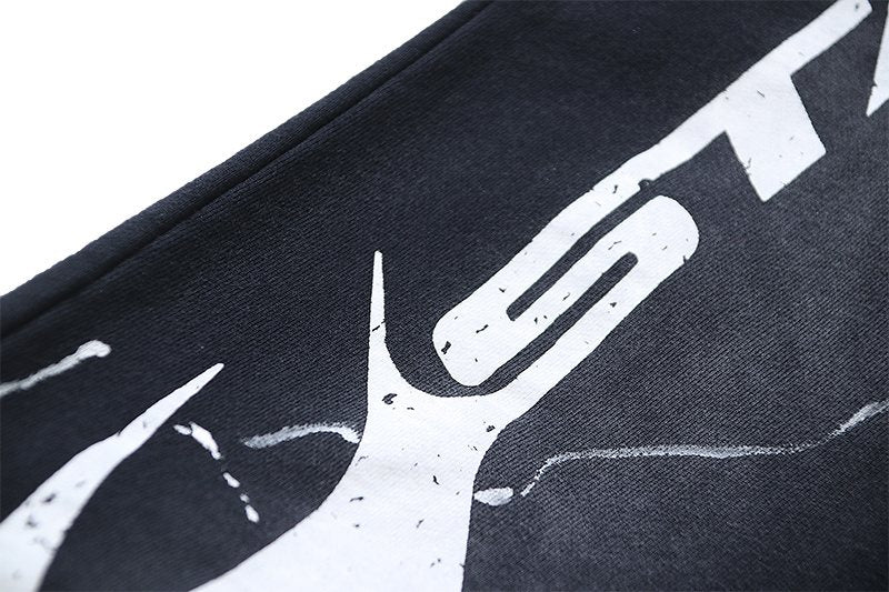 HS Washed Star Graphic Sweatpants ¡ª fabric_closeup
