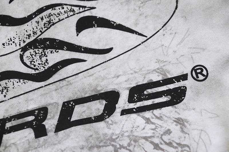 HS Records Graphic Washed Hoodie ¡ª detail