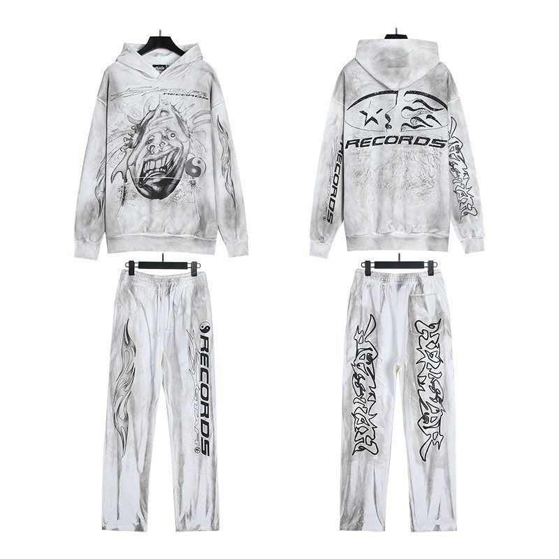 HS Records Graphic Hoodie & Pants Matching Set ¡ª hero
