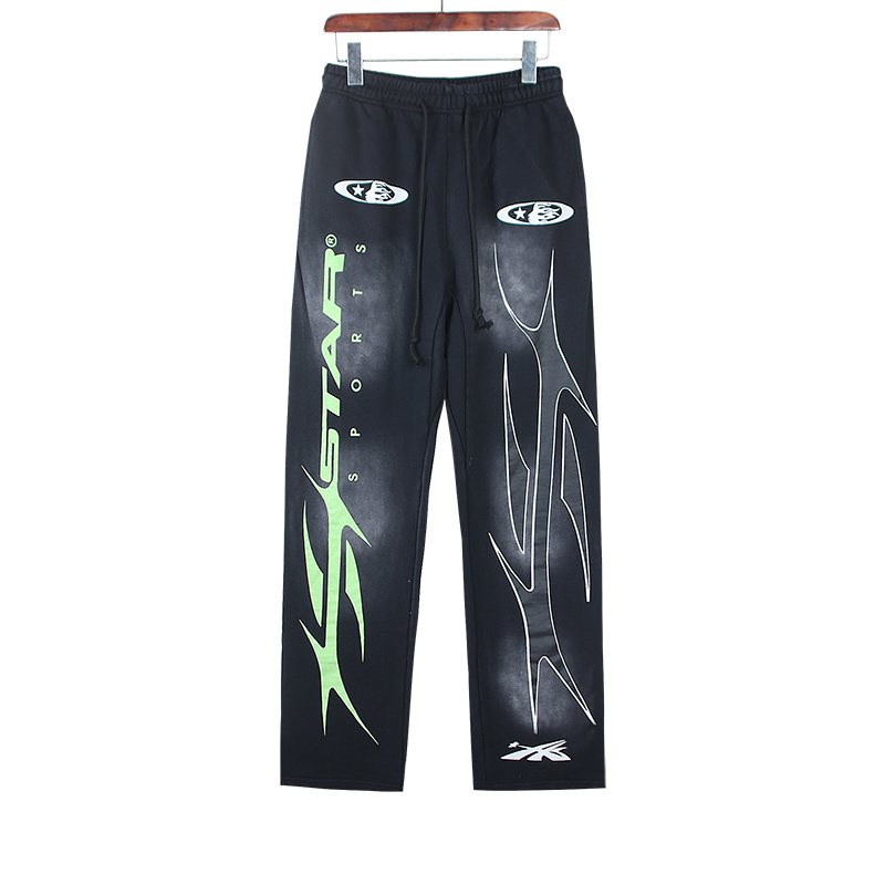 HS Star Sports Graphic Sweatpants - Black ¡ª hero