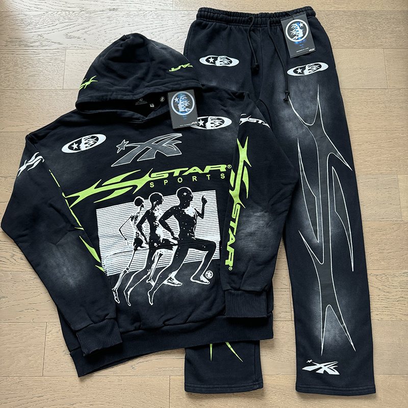 HS Star Sports Washed Hoodie & Sweatpants Set ¡ª hero