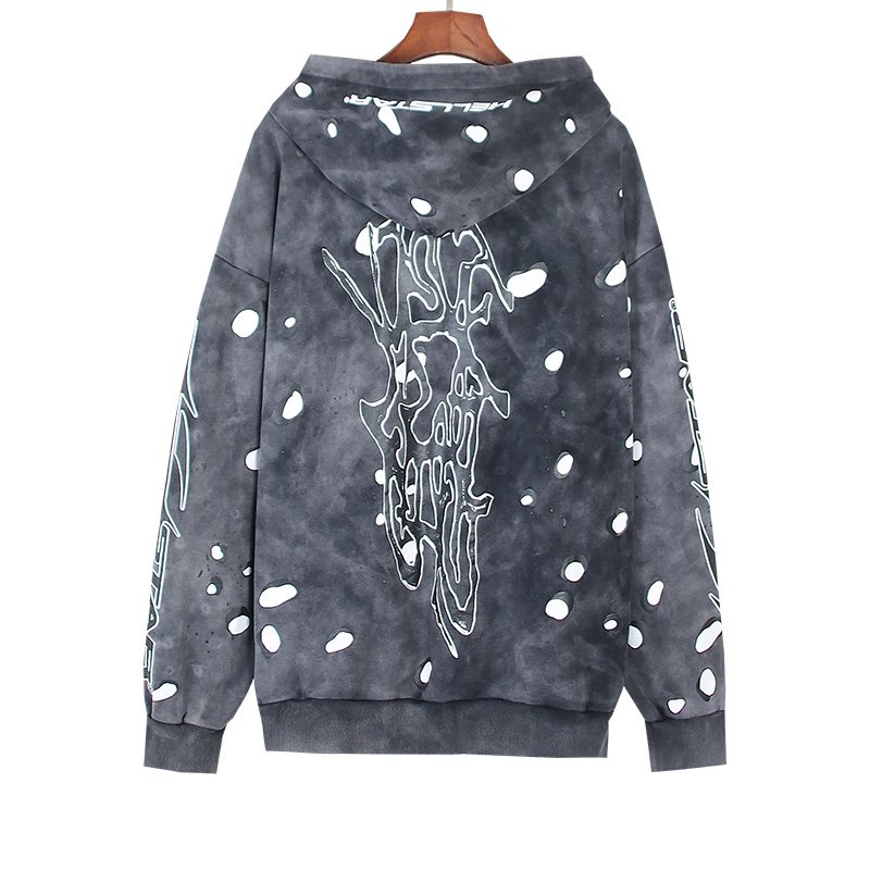 HS Washed Splatter Graphic Hoodie ¡ª back
