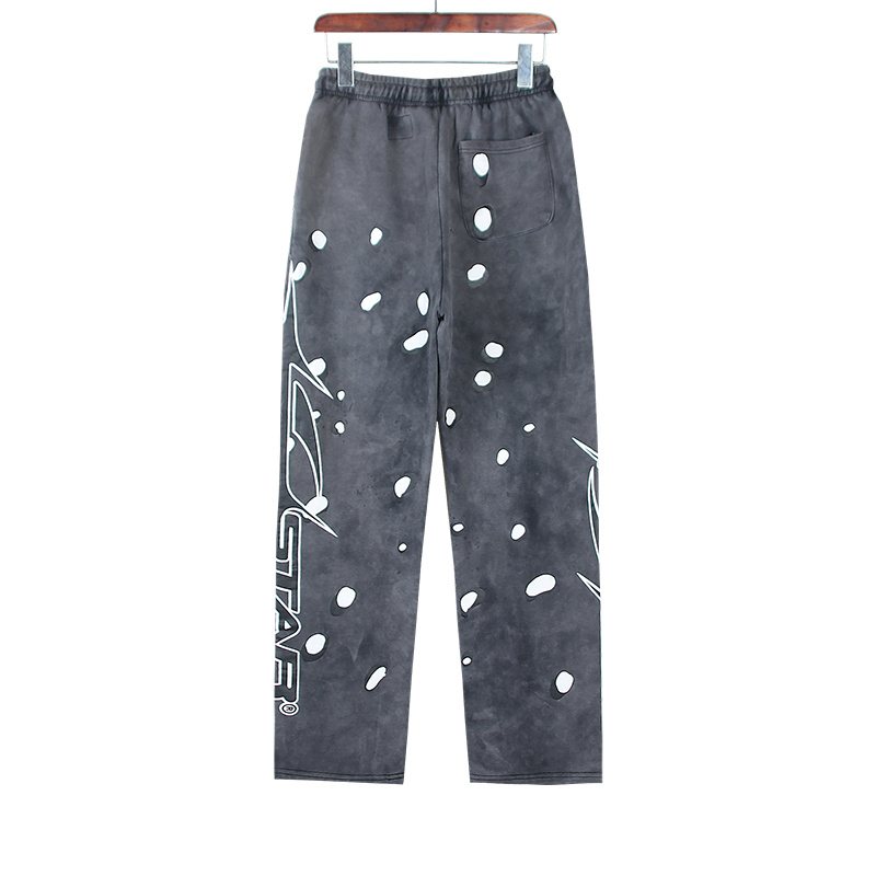 HS Washed Dark Gray Graphic Sweatpants ¡ª back
