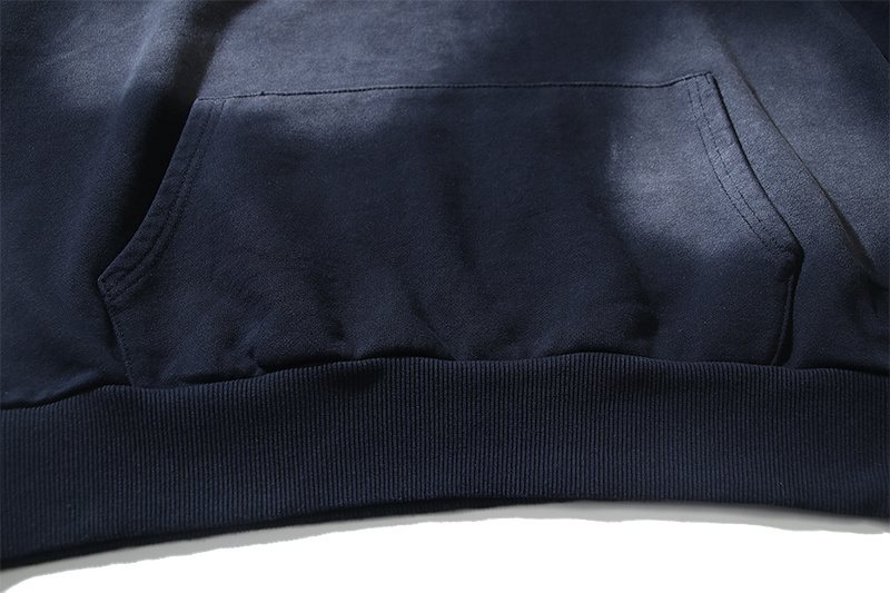 HS Sport Graphic Hoodie - Washed Black ¡ª detail