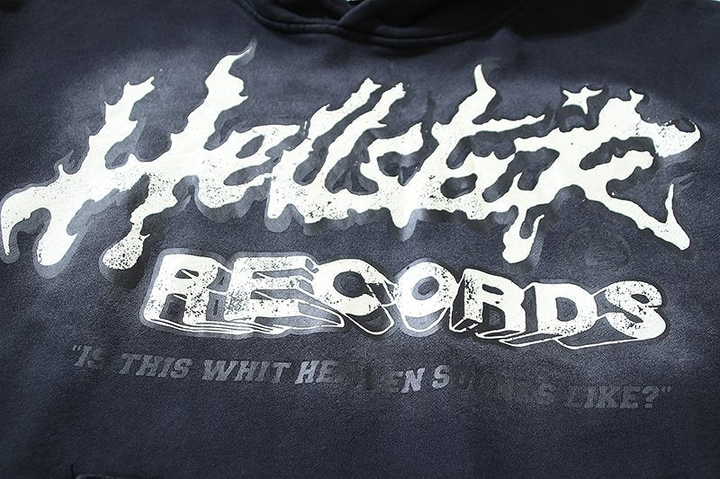 HS Records Graphic Hoodie ¡ª detail