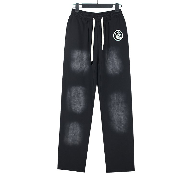HS Washed Black Logo Sweatpants ¡ª hero