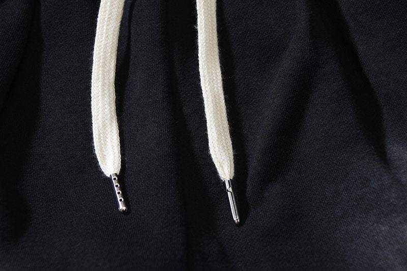 HS Washed Black Logo Sweatpants ¡ª detail