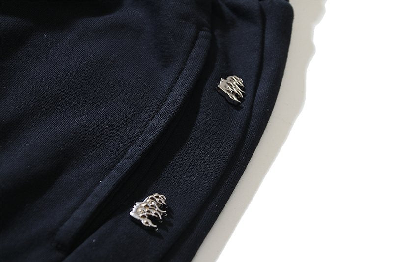 HS Flame Logo Washed Sweatpants ¡ª detail