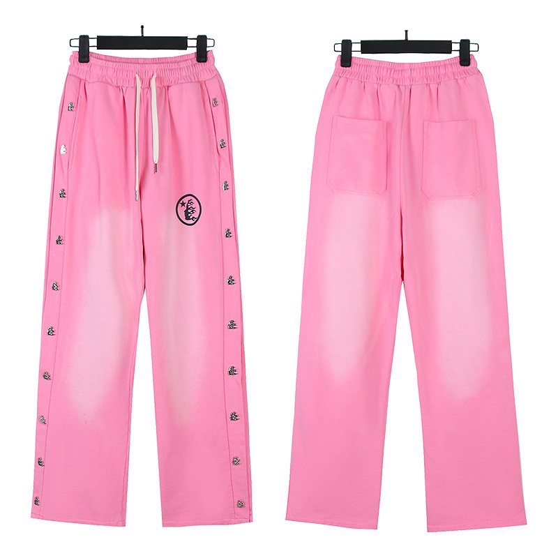 HS Flame Logo Washed Sweatpants ¡ª front