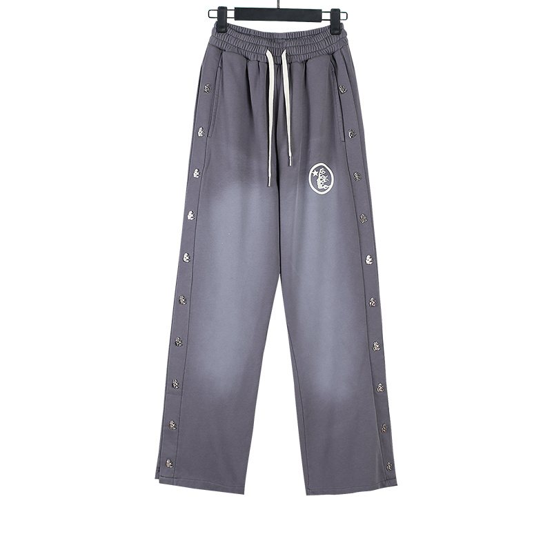 HS Flame Logo Washed Sweatpants ¡ª front