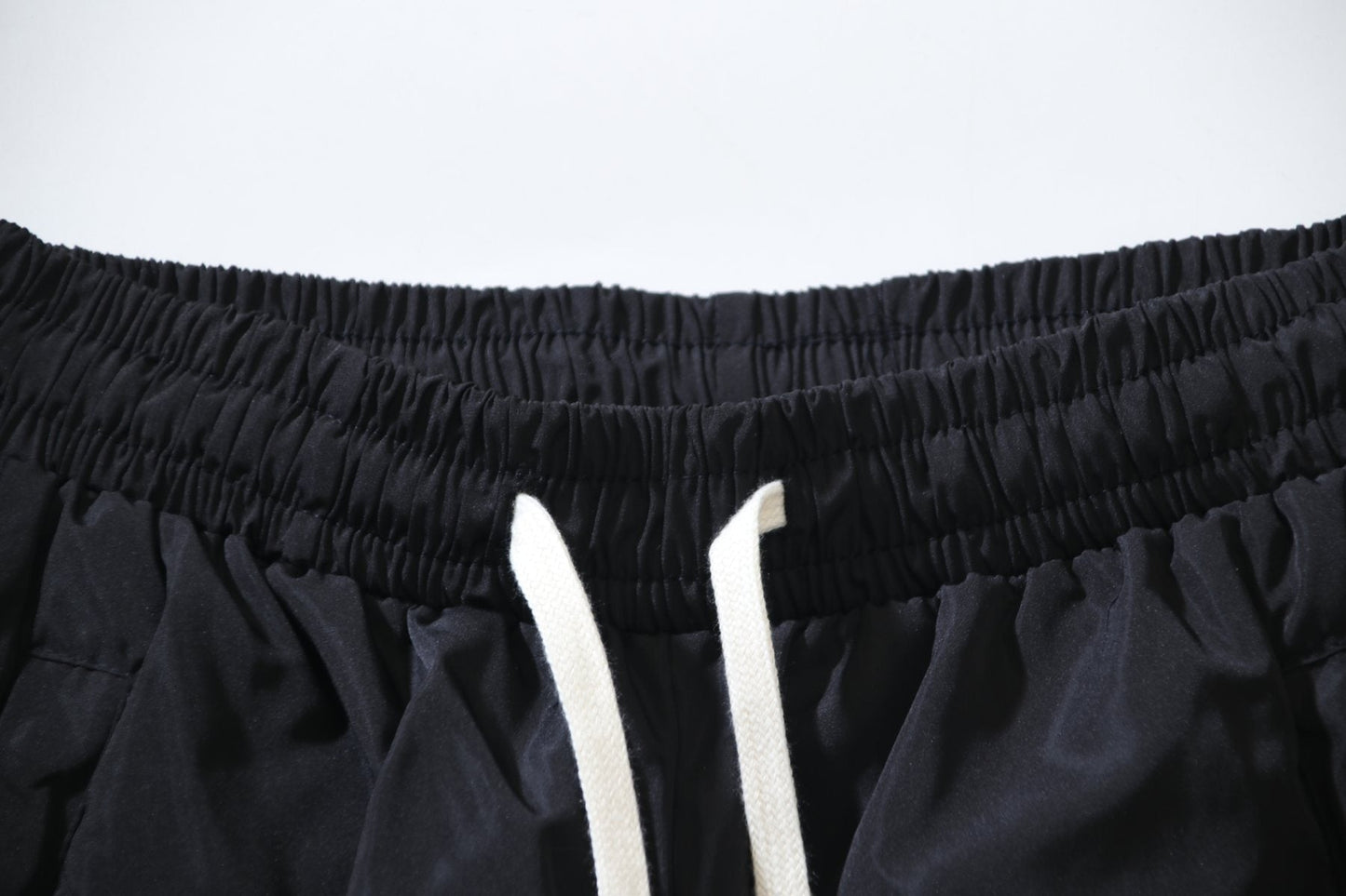 HS Side Button Wide-Leg Pants - Black ¡ª detail
