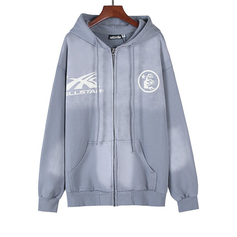 HS Washed Splatter Zip Hoodie ¡ª hero