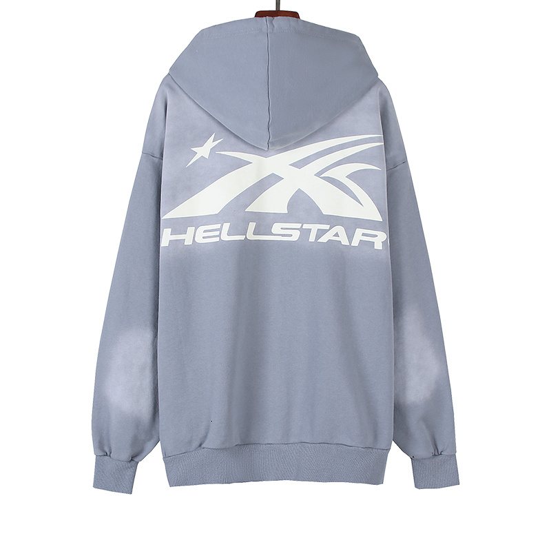 HS Washed Splatter Zip Hoodie ¡ª back