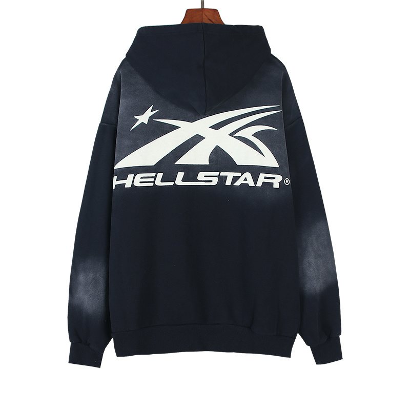 HS Washed Splatter Zip Hoodie ¡ª back