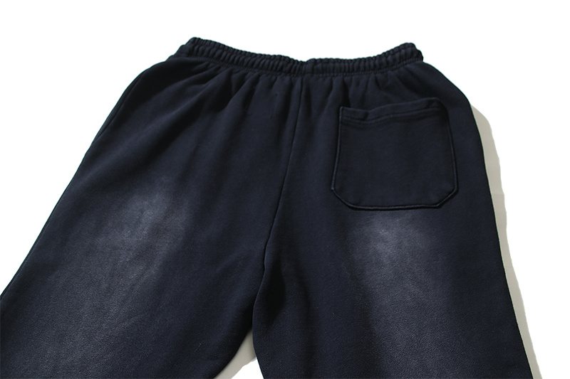 HS Washed Black Front Graphic Sweatpants ¡ª detail