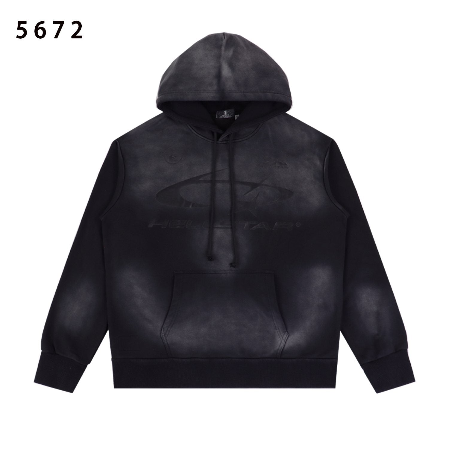 HS Washed Black Graphic Hoodie ¡ª hero