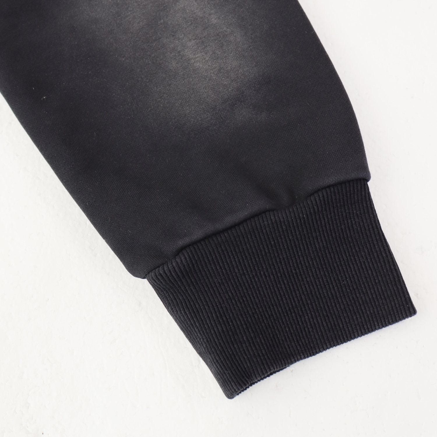 HS Washed Black Graphic Hoodie ¡ª detail