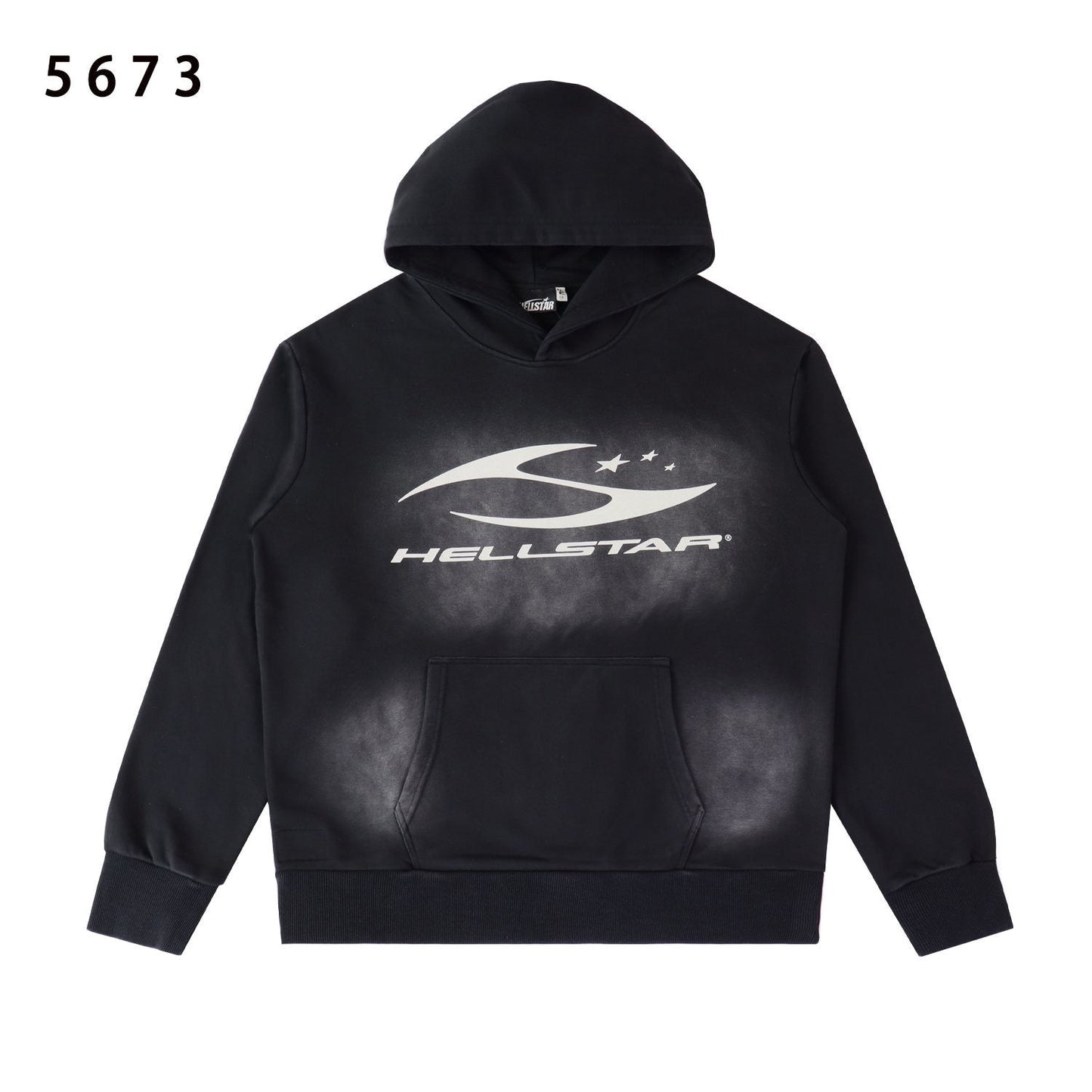 HS Washed Black Graphic Hoodie ¡ª hero