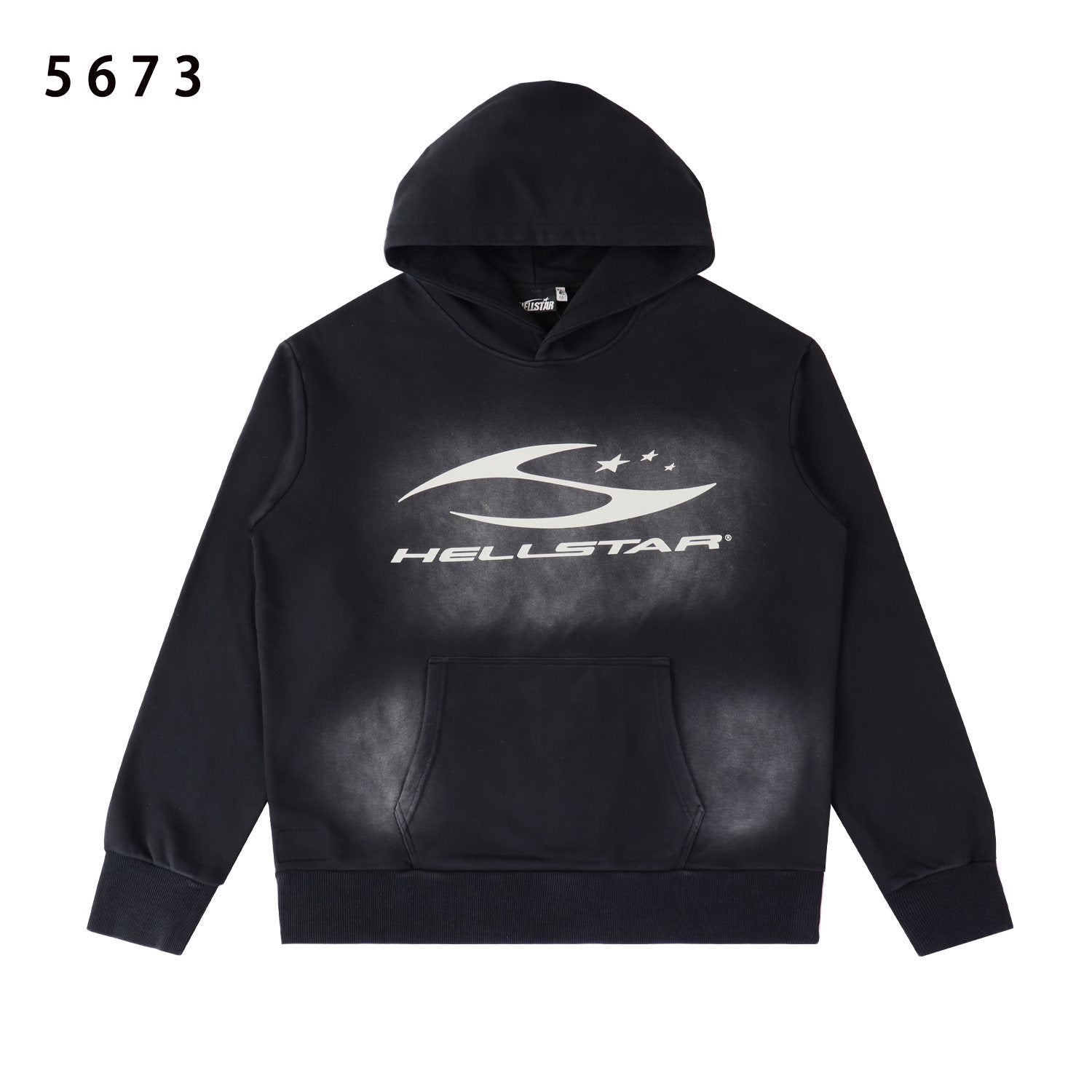 HS Washed Black Graphic Hoodie ¡ª hero