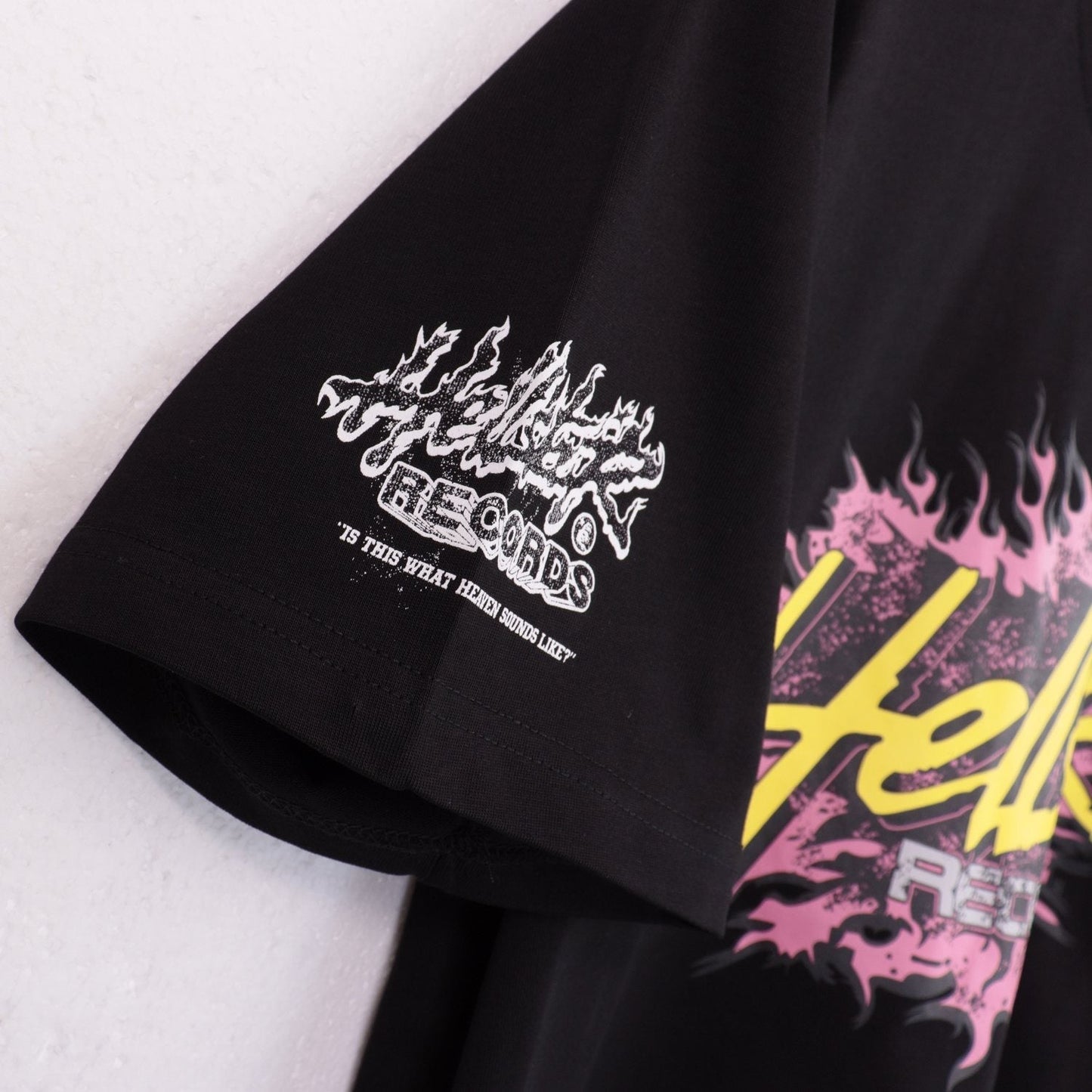 HS Records Flame Graphic T-Shirt ¡ª detail