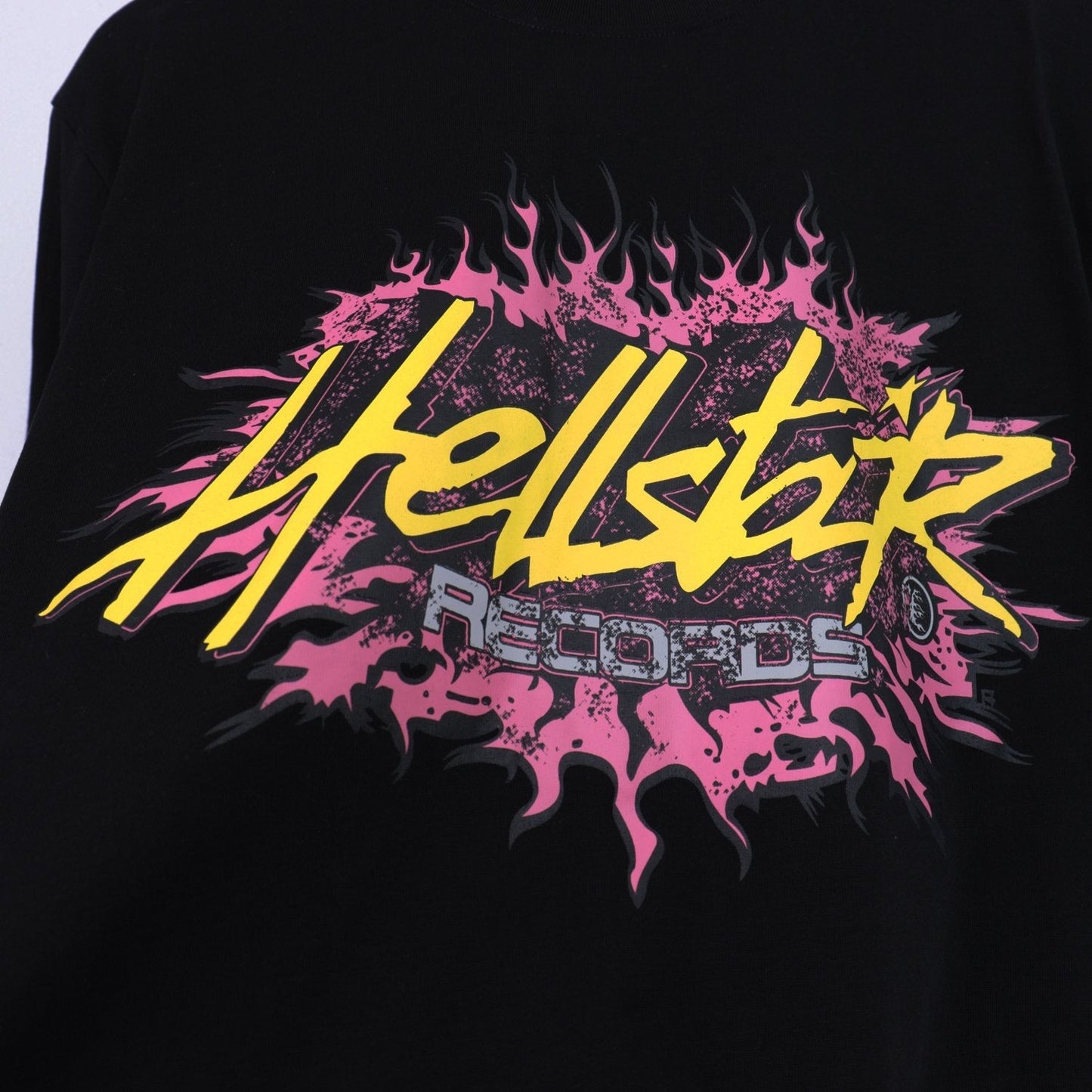 HS Records Flame Graphic T-Shirt ¡ª detail