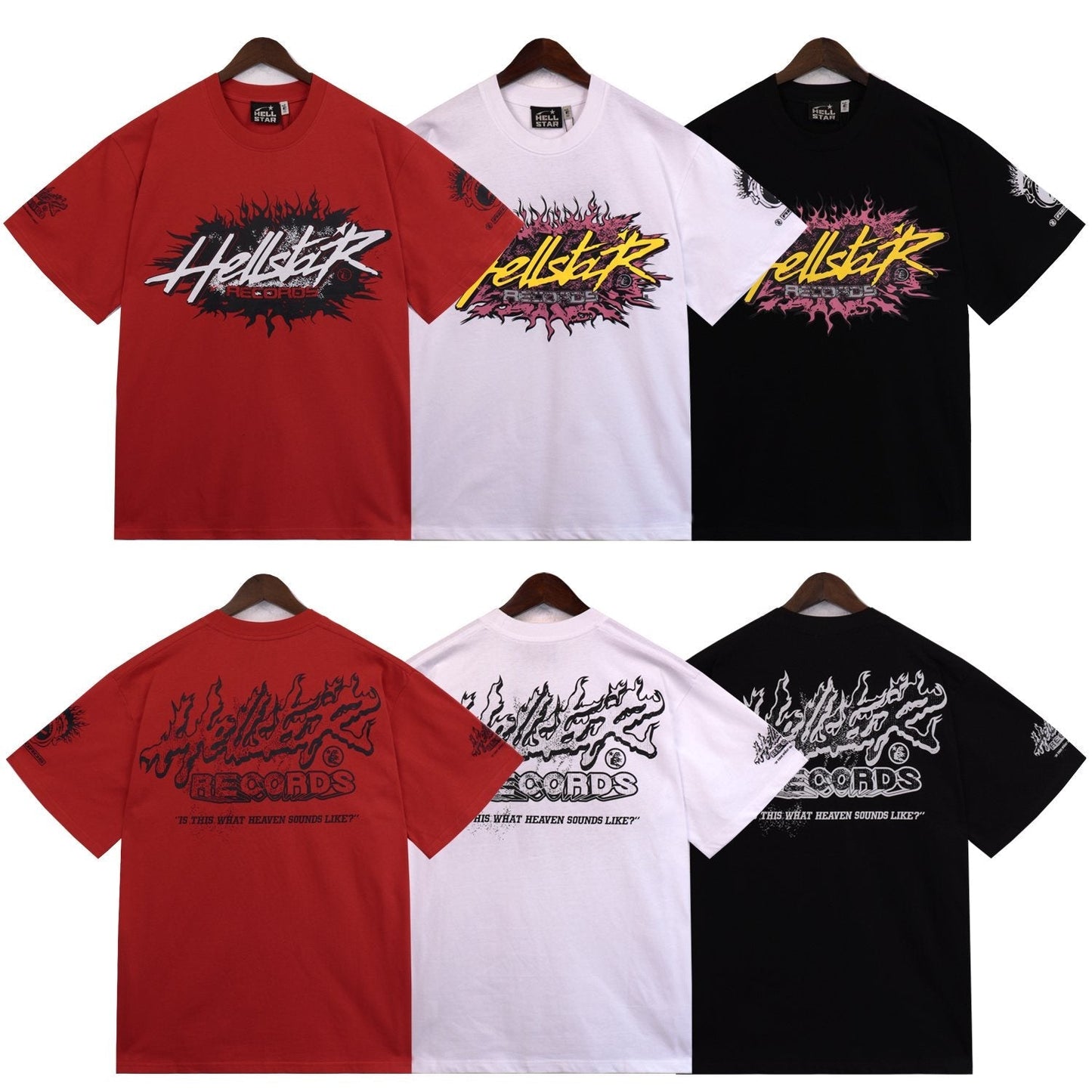 HS Records Flame Graphic T-Shirt ¡ª comparison