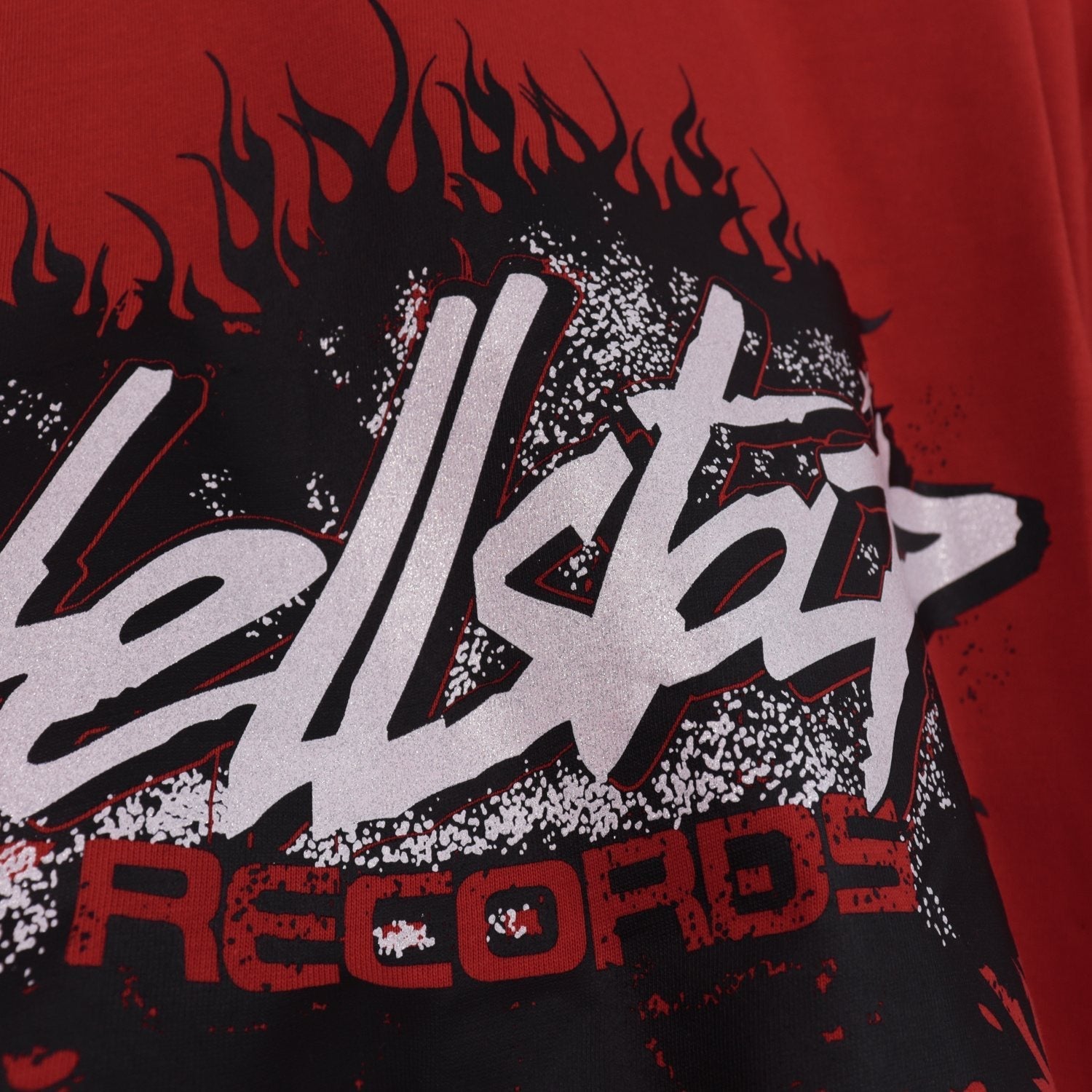 HS Records Flame Graphic T-Shirt ¡ª detail