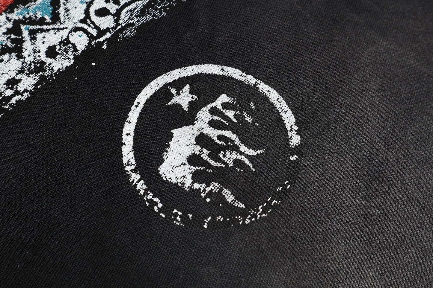 HS Tour Graphic Distressed Short-Sleeve T-Shirt ¡ª detail