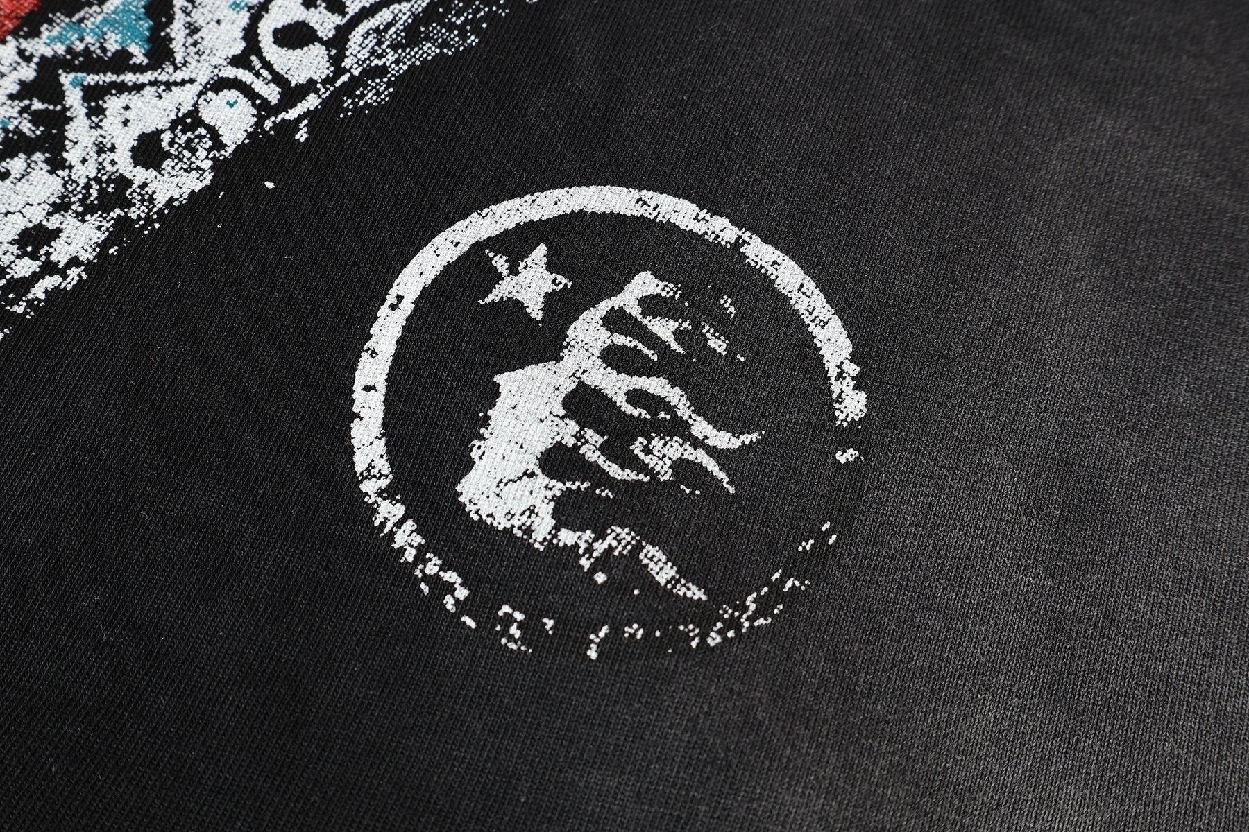 HS Tour Graphic Distressed Short-Sleeve T-Shirt ¡ª detail