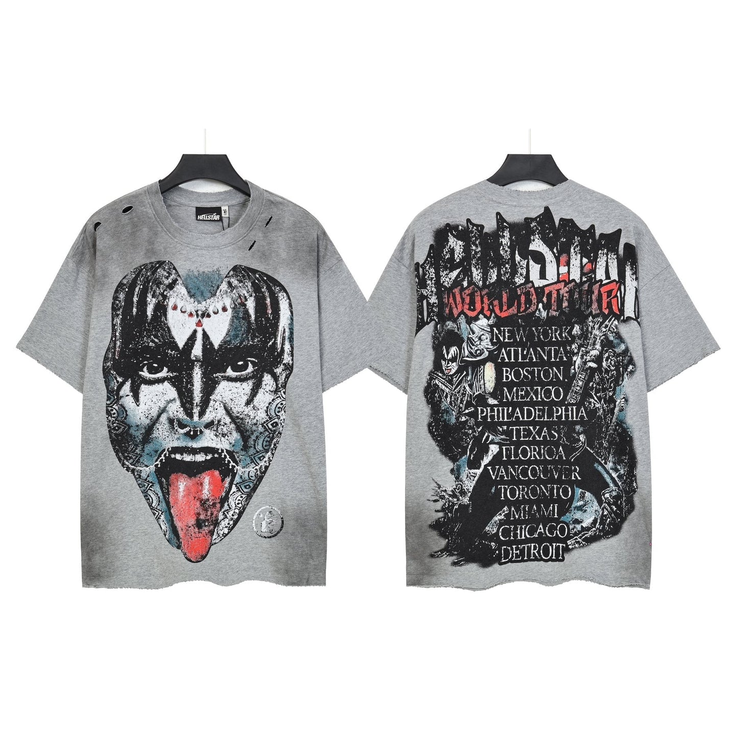 HS Tour Graphic Distressed Short-Sleeve T-Shirt ¡ª front