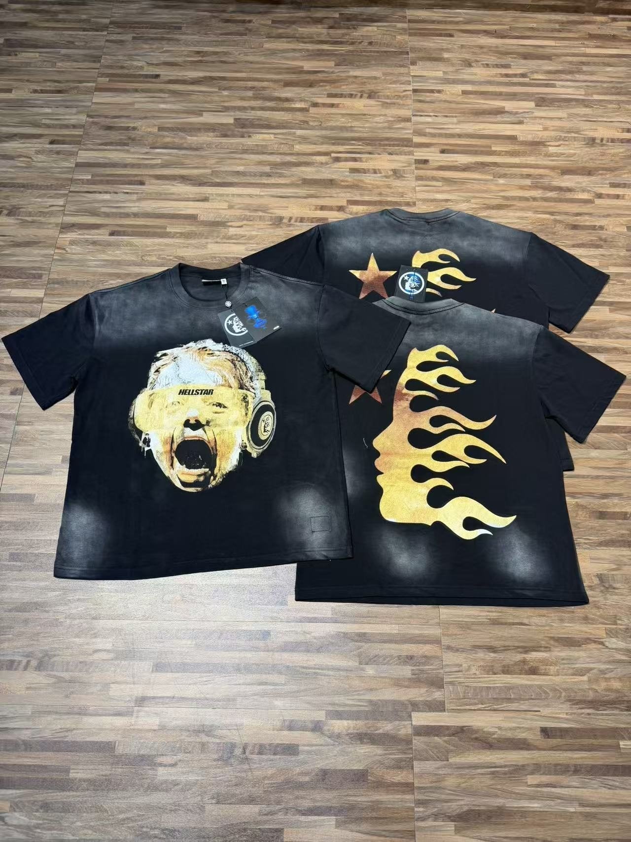 HS Screaming Head Star Graphic T-Shirt ¡ª context